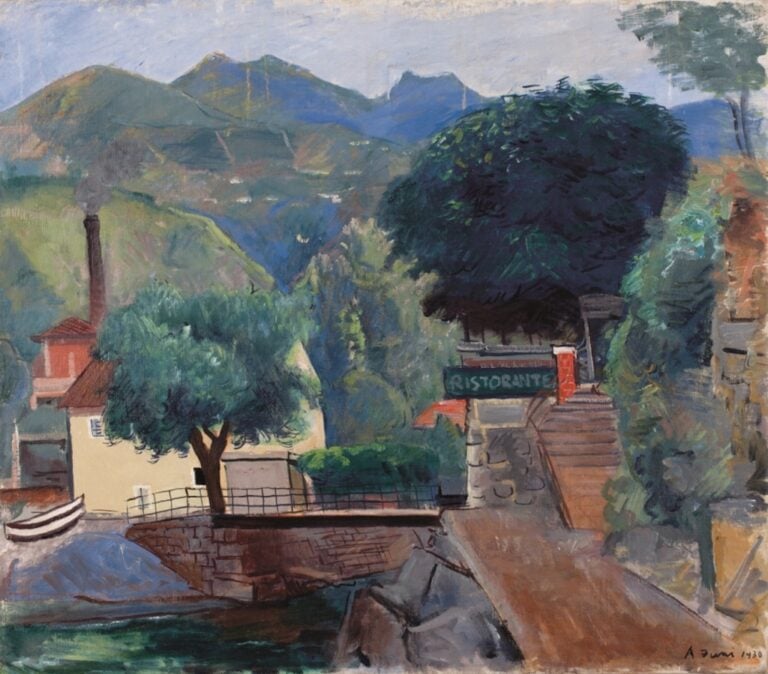 Achille Funi, Paesaggio (Ica d’Abbazia), 1930. Ferrara, Museo d’Arte Moderna e Contemporanea “Filippo de Pisis”