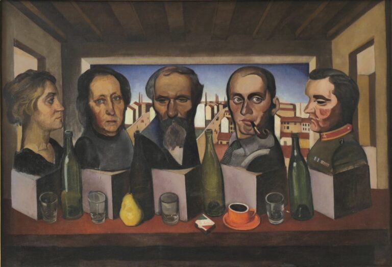 Achille Funi. Genealogia o La mia famiglia, 1918-19. Mart, Museo di arte contemporanea di Trento e Rovereto, Collezione VAF-Stiftung