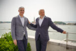 Adriano Pedrosa and Roberto Cicutto Photo by Andrea Avezzu Courtesy of La Biennale di Venezia AVZ 0062 Anna Maria Maiolino e Nil Yalter Leoni d’Oro alla carriera della Biennale Arte 2024
