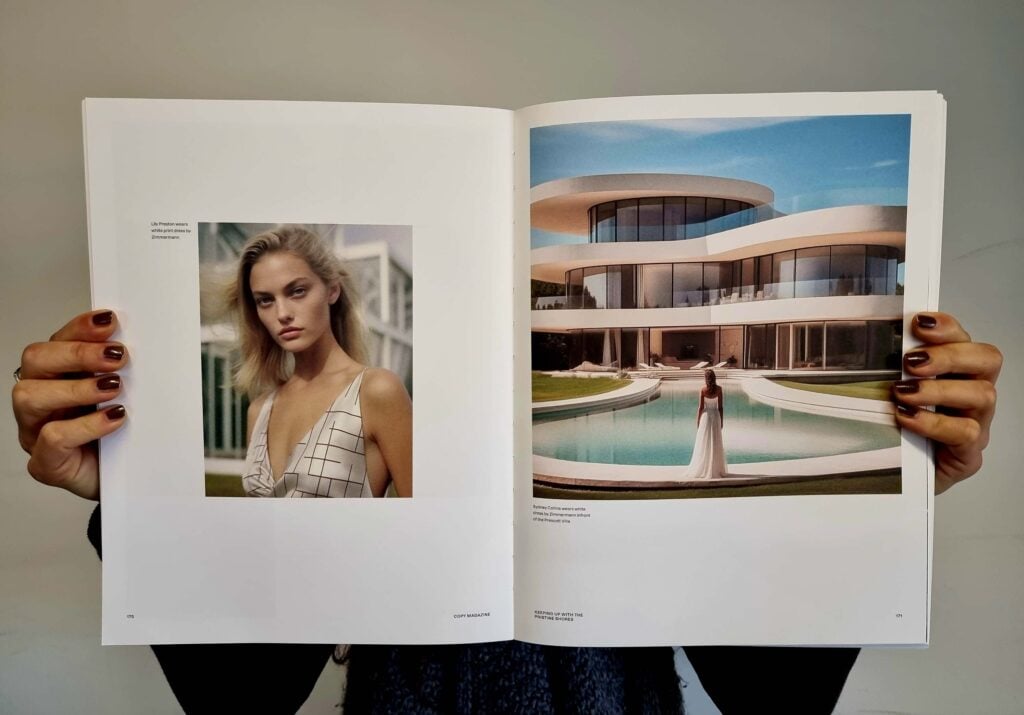 COPY, la copertina del fashion magazine fatto con l'intelligenza artificiale