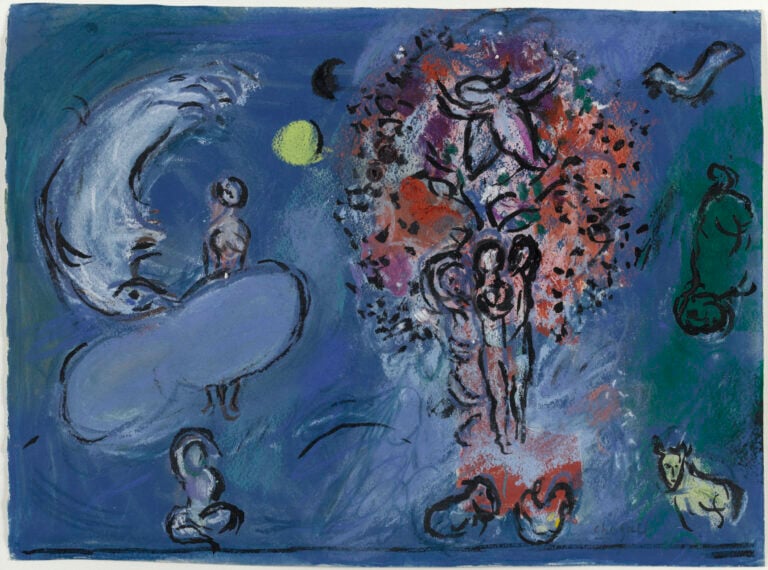 Chagall Le Paradis esquisse © RMN GP Gérard Blot ADAGP