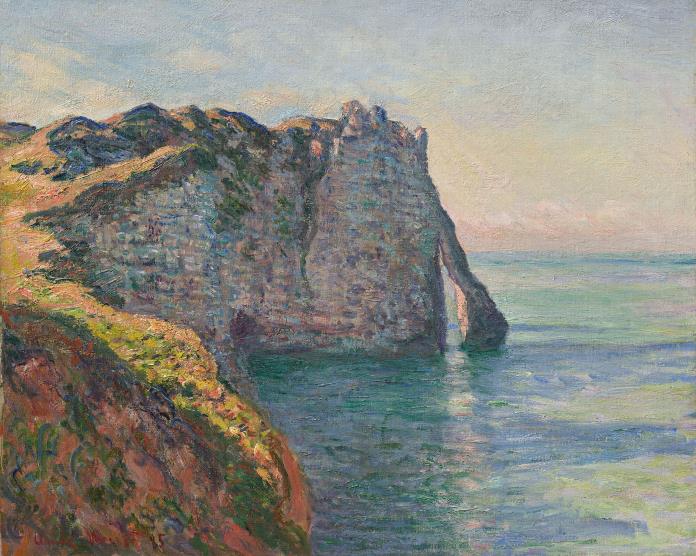 Claude Monet, La Falaise et la Porte d’Aval, 1885, Museum Barberini, Potsdam. Hasso Plattner Collection Sammlung Hasso Plattner