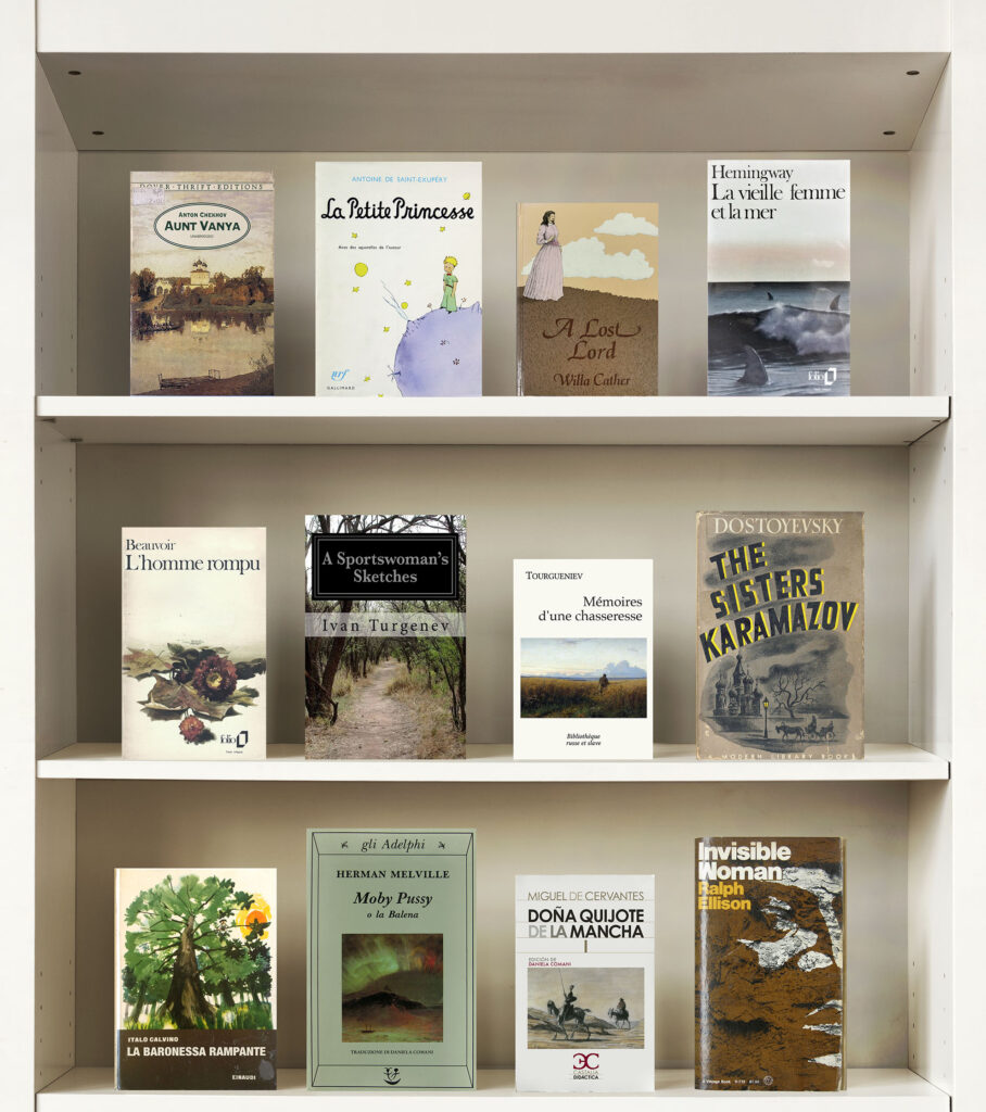 Daniela Comani, Bookshelf (III), 2023. Courtesy l'artista e Galleria Studio G7, Bologna