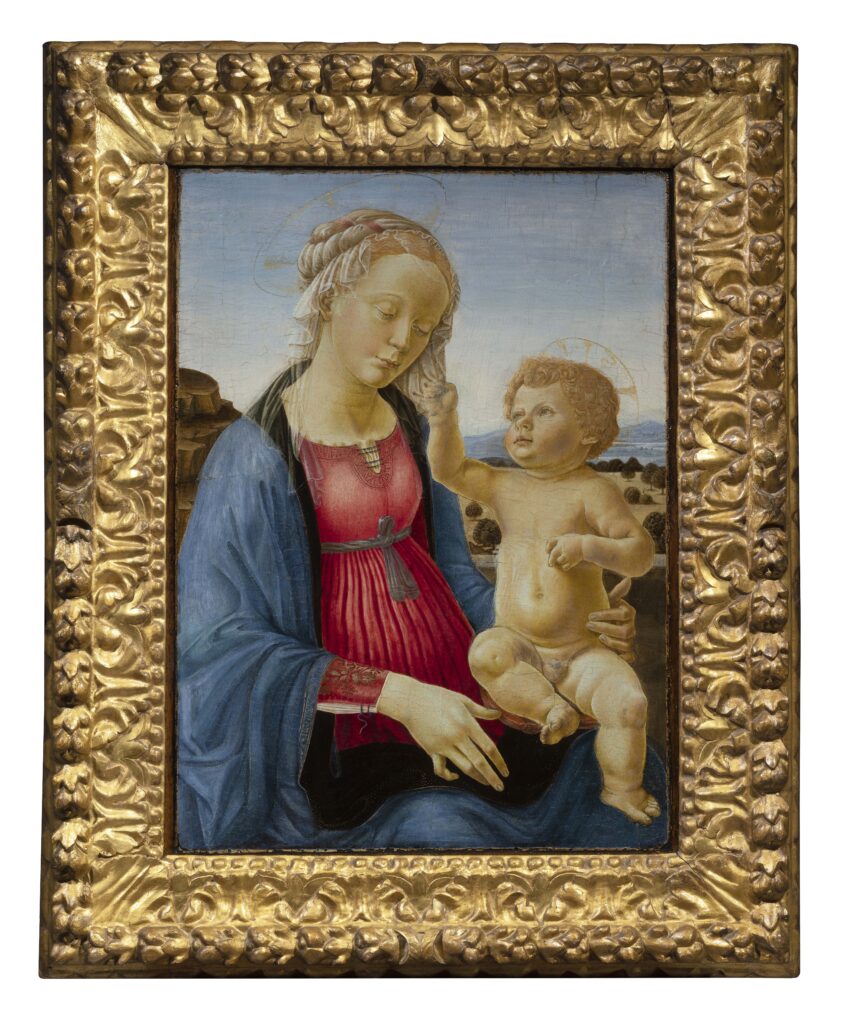 Domenico Ghirlandaio, Madonna col Bambino (Madonna Wendelstadt), 1472. Courtesy Callea Antichità Design