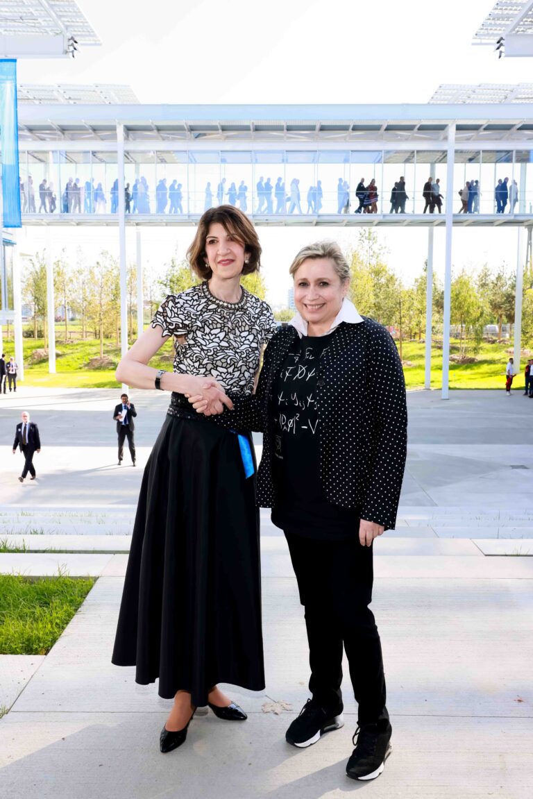 Fabiola Gianotti e Maria Teresa Venturini Fendi, CERN, Science Gateway