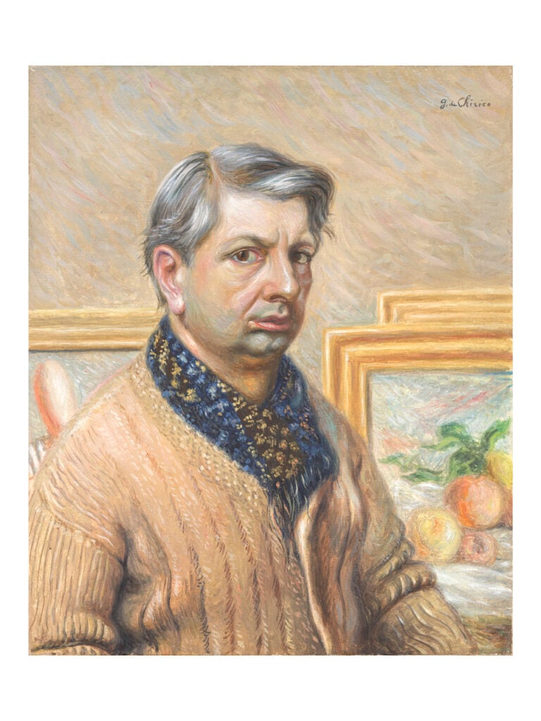 Giorgio De Chirico, Autoritratto, 1930. Photo Mattia Mognetti