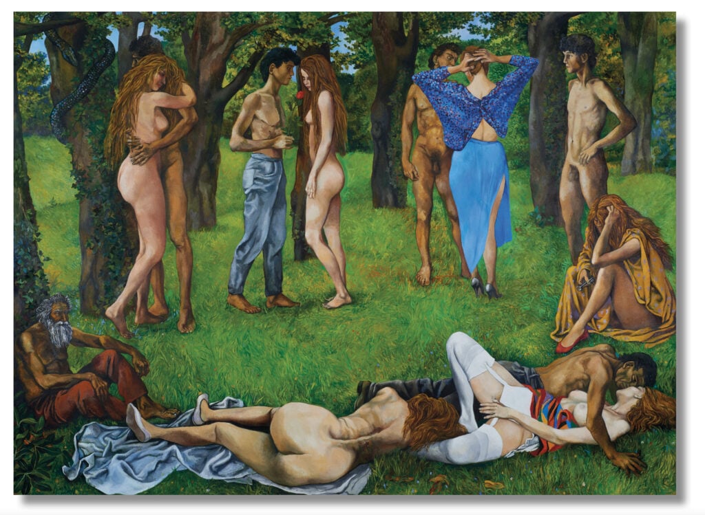 Renato Guttuso, Il bosco d'amore, 1984. Courtesy Il Ponte Casa d’Aste