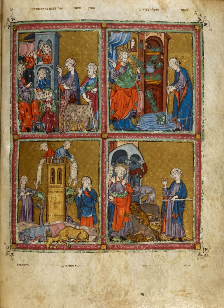 Hagadá Dorada, 1320.The British Library, Londra