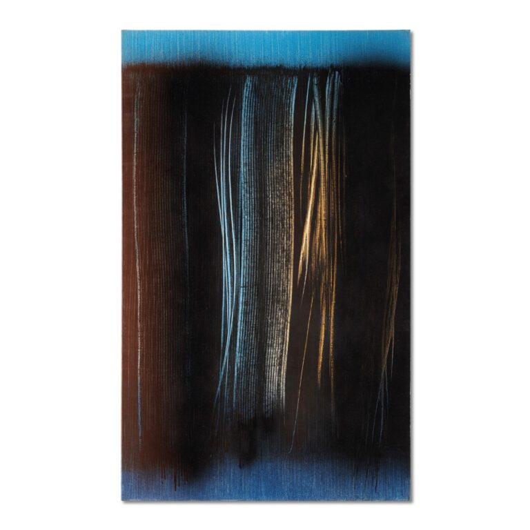 Hans Hartung, T1962-E44, 1962. Courtesy Il Ponte Casa d’Aste