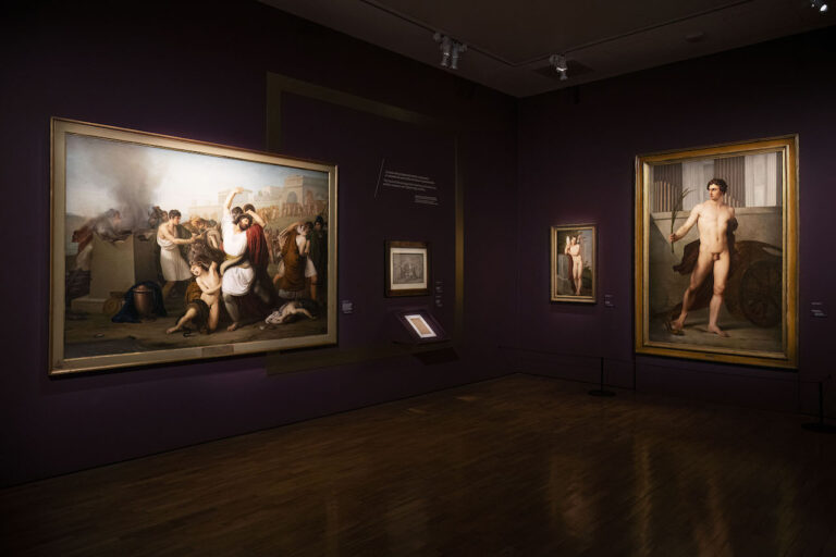 Hayez. L'Officina del Pittore Romantico, installation view at GAM, Torino, 2023. Photo Perottino