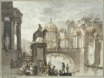 Civici Musei Udine. Chiarottini Scenografia con approdo fluviale
