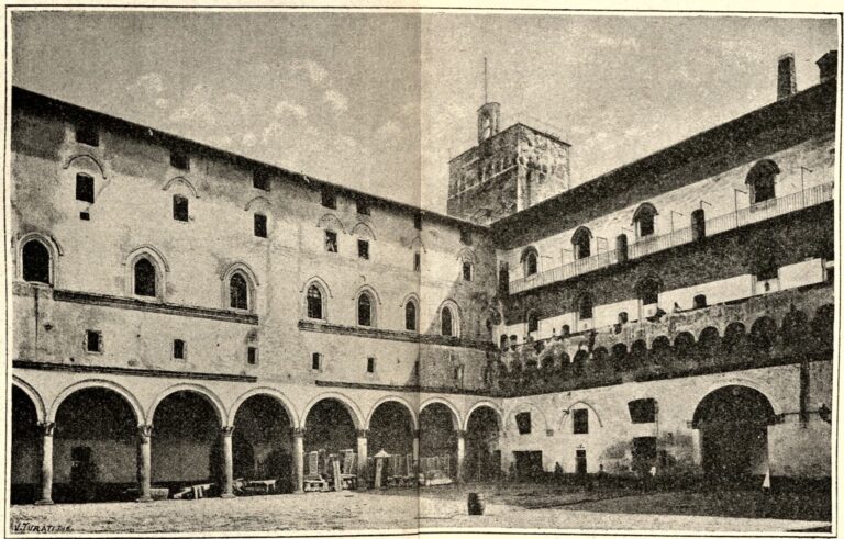 La rocchetta nel castello di Milano. Courtesy Societa Storica Lombarda ETS
