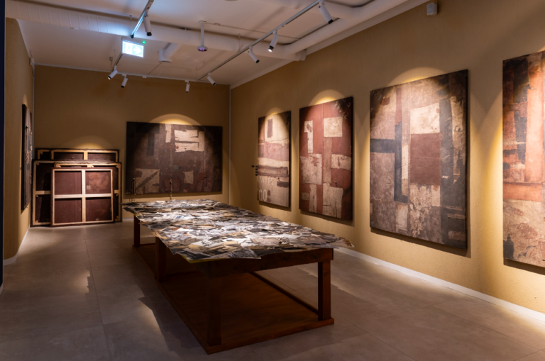 Luca Pignatelli, Astratto, exhibition view at Musec Lugano, 2023