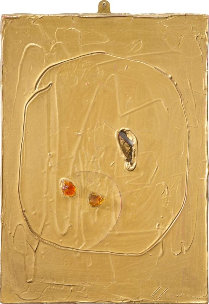 Lucio Fontana, Concetto spaziale, 1961. Courtesy Sotheby's
