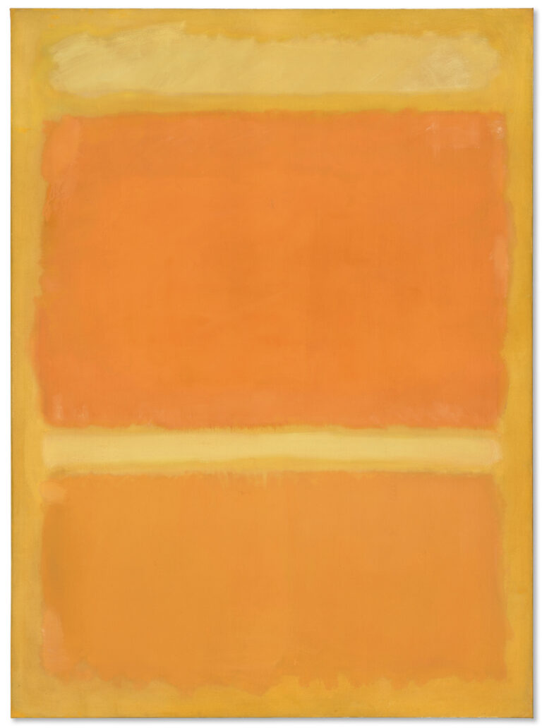 Mark Rothko, Untitled (Yellow, Orange, Yellow, Light Orange). Courtesy Christie's Images Ltd.