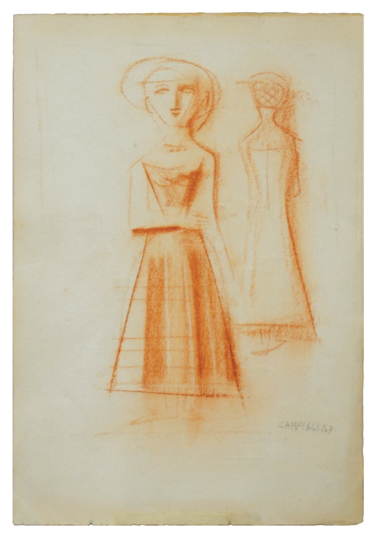 Massimo Campigli Senza titolo (Figure), 1943. Courtesy Collezione Ramo, Milano