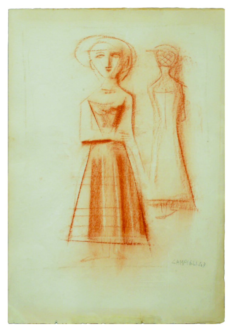 Massimo Campigli Senza titolo (Figure), 1943. Courtesy Collezione Ramo, Milano