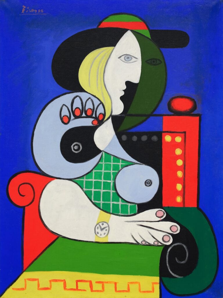 Pablo Picasso, Femme à la montre.  Courtesy of Sotheby's