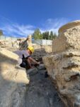 Particolare di scavo dall'area sud del sito (copyright SABAP-SI - Comune di San Casciano dei Bagni)
