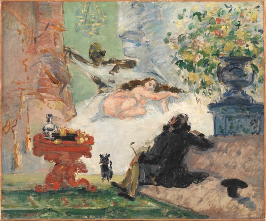 Paul Cézanne, Une moderne Olympia (détail), 1873-74 © Musée d’Orsay, Dist. RMN-Grand Palais, Patrice Schmidt