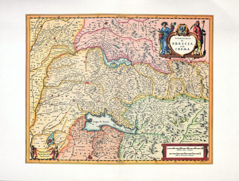 Pianta del territorio di Brescia, 1657 - 1659. Courtesy Societa Storica Lombarda ETS