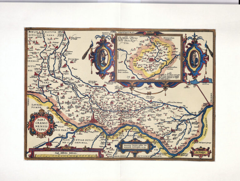 Pianta del territorio di Cremona, 1579. Courtesy Societa Storica Lombarda ETS