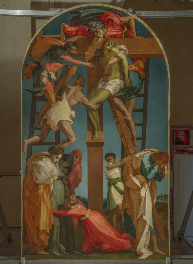 Rosso Fiorentino, Deposizione dalla Croce, 1521. Generale prima del restauro