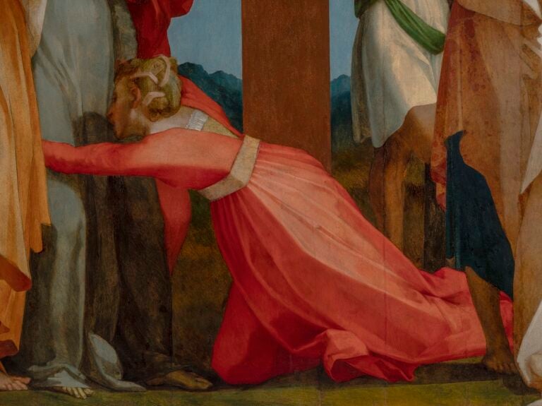 Rosso Fiorentino, Deposizione dalla Croce, 1521. Maddalena prima del restauro