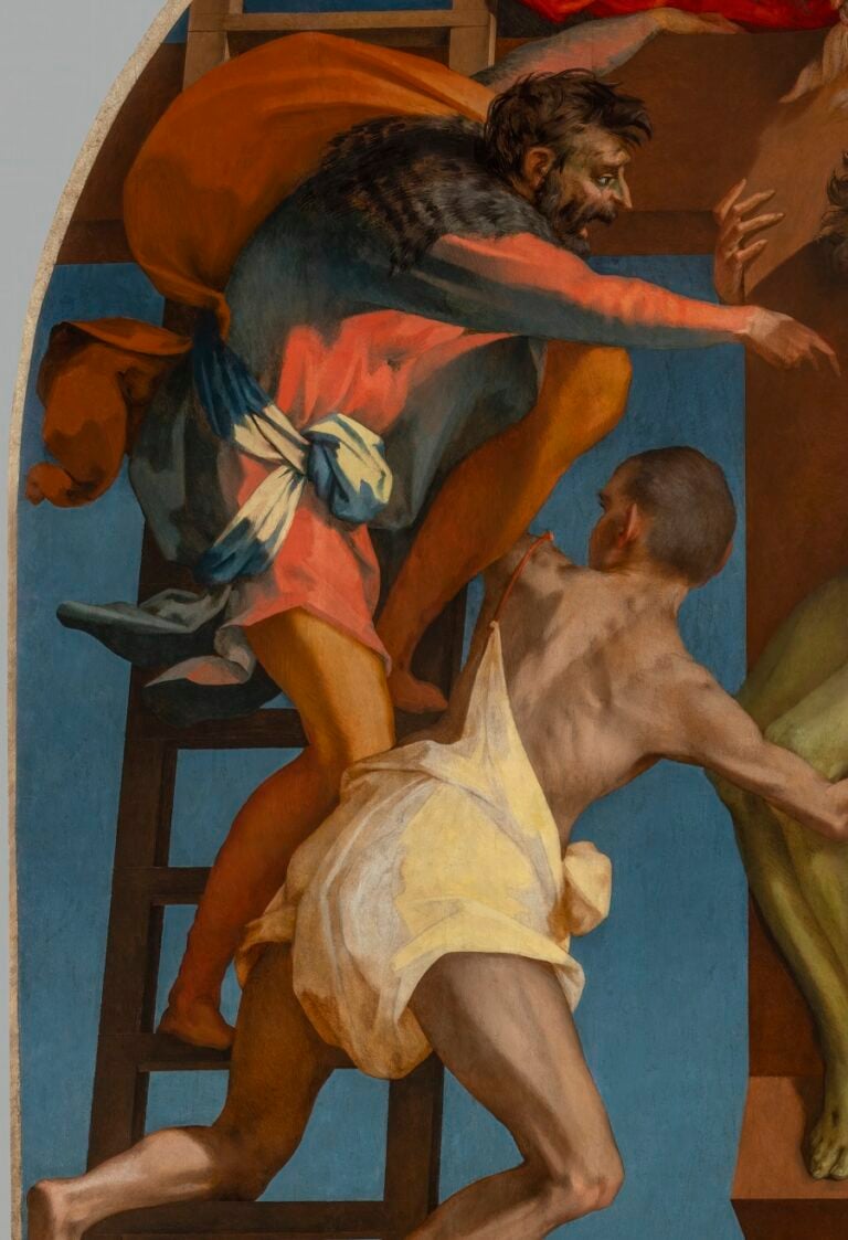 Rosso Fiorentino, Deposizione dalla Croce, 1521. Nicodemo dopo il restauro