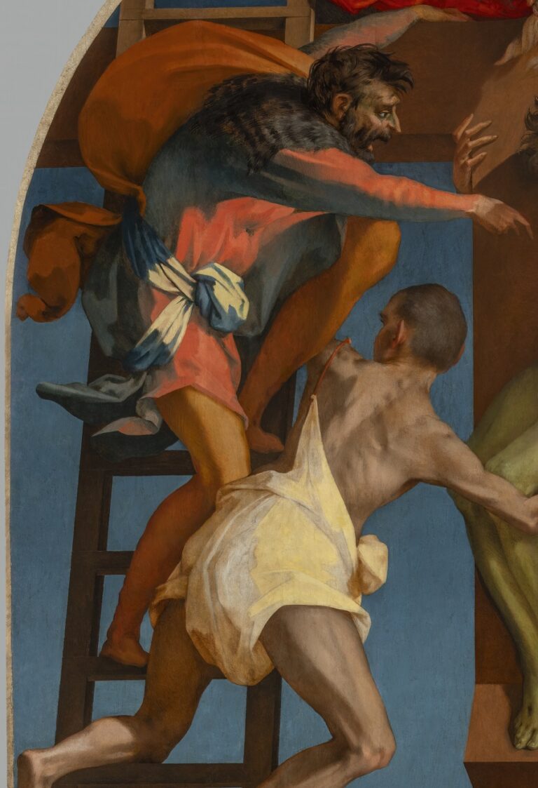 Rosso Fiorentino, Deposizione dalla Croce, 1521. Nicodemo dopo il restauro