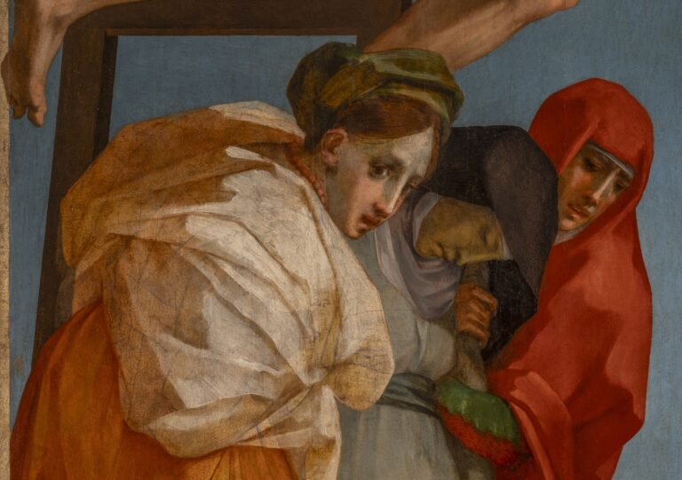 Rosso Fiorentino, Deposizione dalla Croce, 1521. Pie donne dopo il restauro