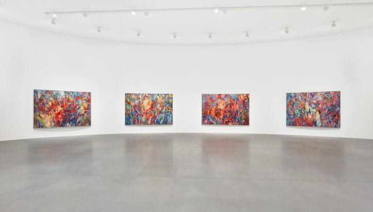 Sabine Moritz, installation view at Gagosian, Roma, 2023