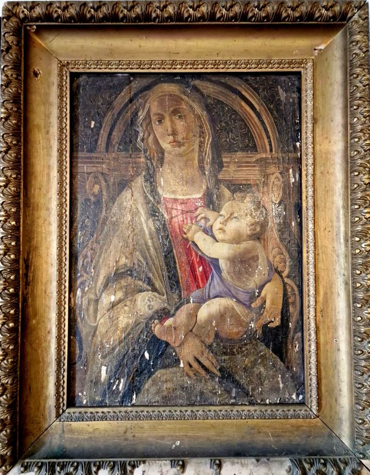 Sandro Botticelli, Madonna con Bambino, fino XV secolo