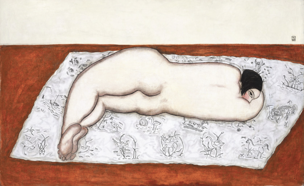 Sanyu, Femme nue sur un tapis (1929). Courtesy of Christie’s Ltd.