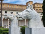 Teste di animale antiche e moderne, chiostro di Michelangelo, Terme di Diocleziano