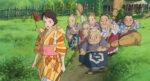 Una scena tratta da “Il ragazzo e l'airone” di Hayao Miyazaki.