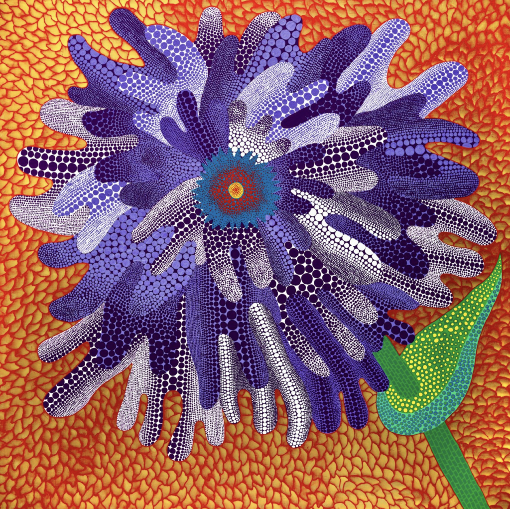 Yayoi Kusama, A Flower (2014). Courtesy of Christie’s Ltd.