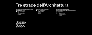 Tre strade per l'architettura