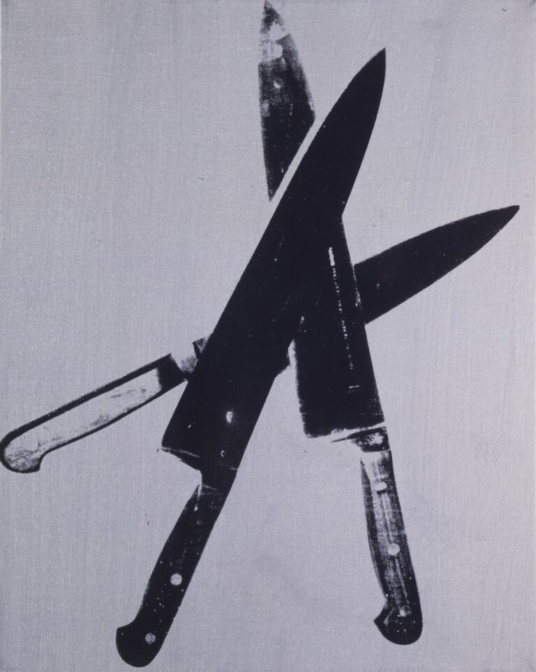 Andy Warhol, Knives, 1981-1982, Collezione Gian Enzo Sperone