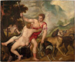 Venere e Adone, 1554. Bottega di Tiziano Vecellio