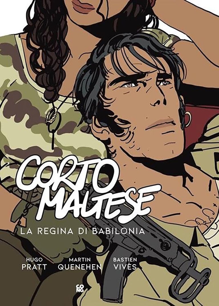 Martin Quenehen, Bastien Vivés – Corto Maltese. La Regina di Babilonia (Cong Sa, Grandvaux 2023). Copertina