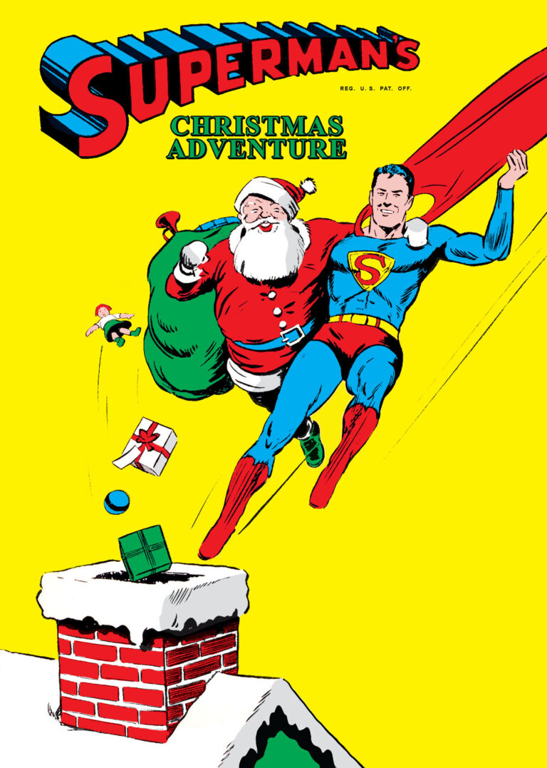 Superman’s Christmas Adventure – Jerry Siegel, Jack Burnley (DC Comics, 1940). Copertina