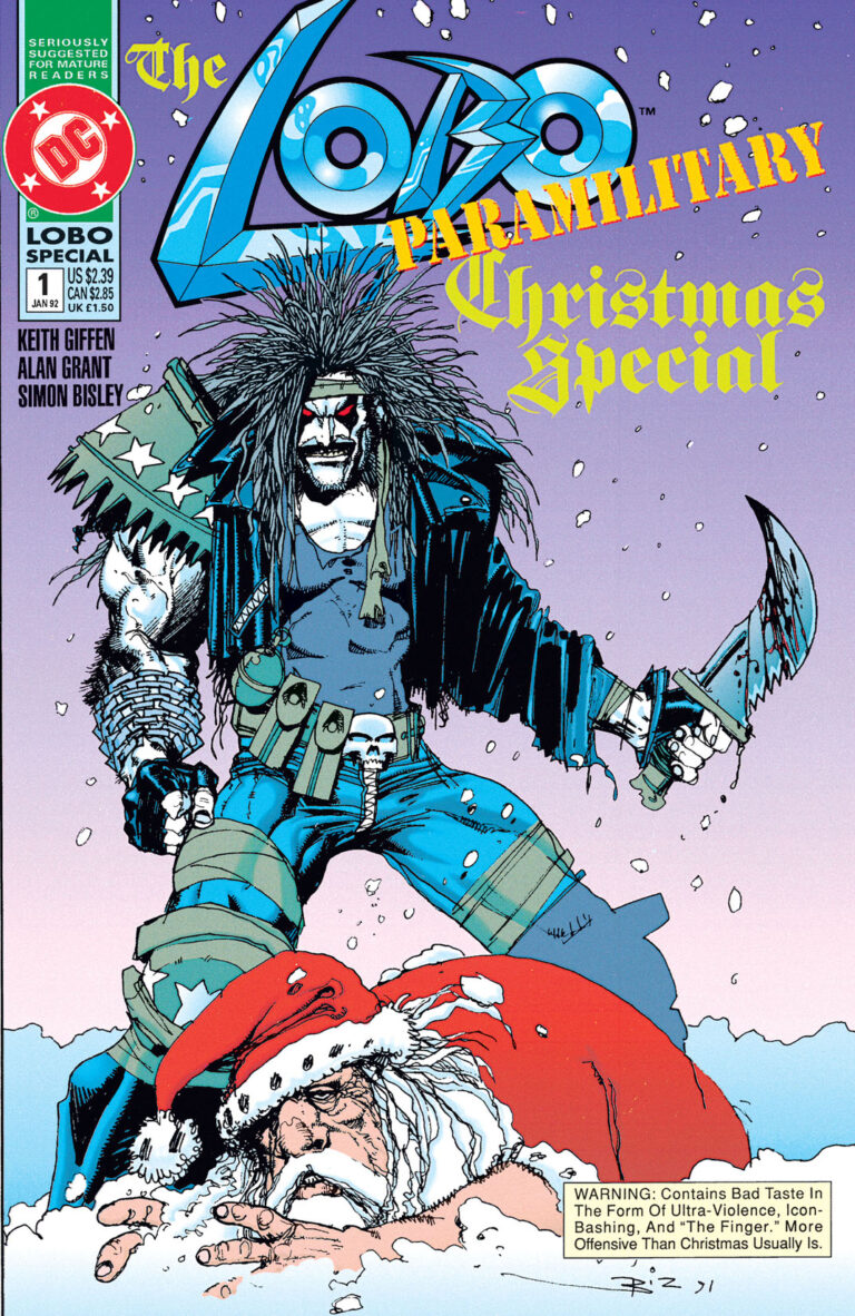 Lobo Paramilitary Christmas Special – Keith Giffen, Alan Grant, Simon Bisley (DC Comics, 1991). Copertina