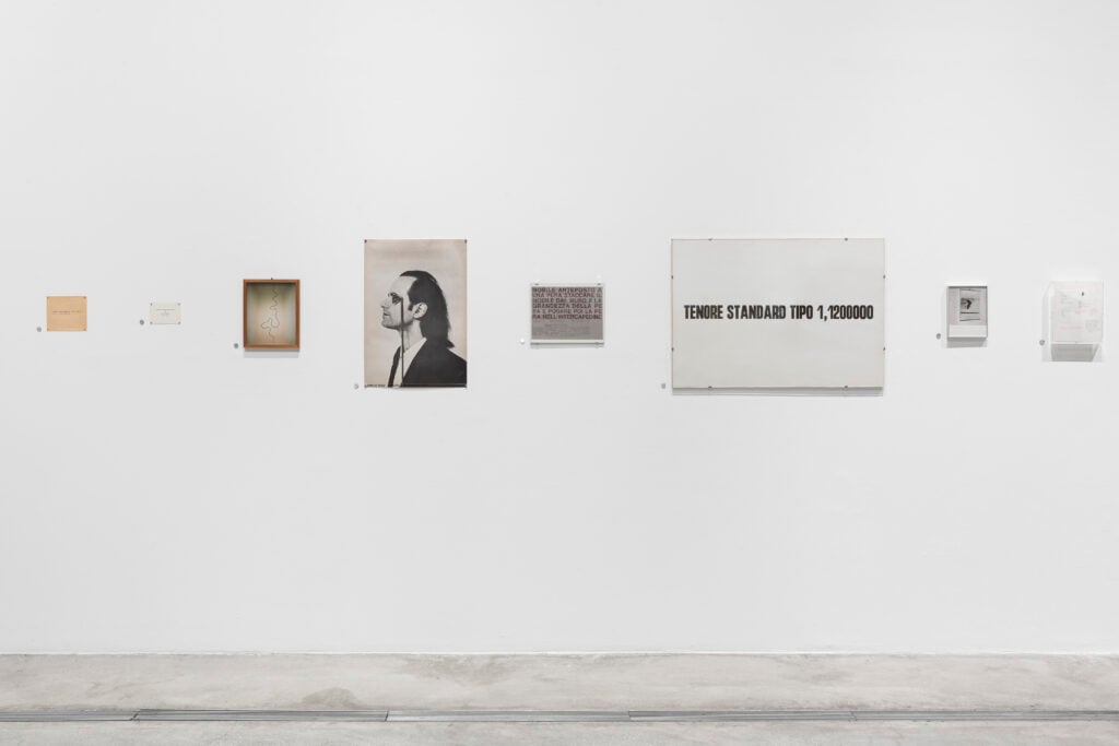 Emilio Prini, ...E Prini, installation view at MACRO, Roma, 2023. Photo Melania Dalle Grave, DSL Studio