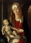 Albrecht Durer, Madonna col Bambino, 1495, olio su tavola