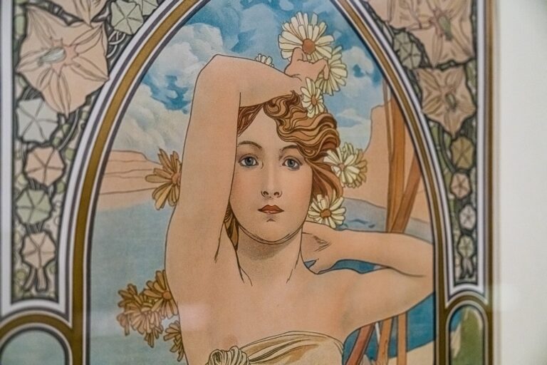 Alphonse Mucha, exhibition view at Museo degli Innocenti, Firenze, 2023. Photo Giorgio Magini