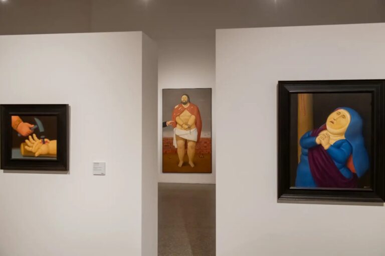 Botero, Ausstellungsansicht im Museo della Permanente, Mailand, 2023