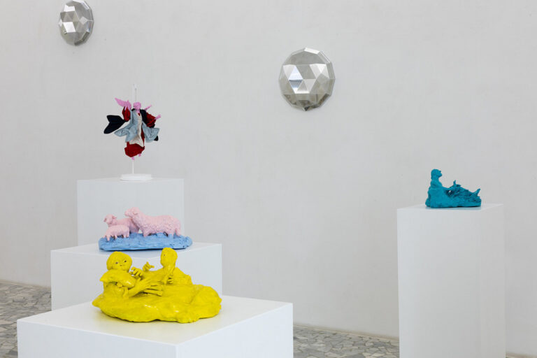 Chiara Dynys, Presepe, installation view at Casamadre, Napoli, 2023