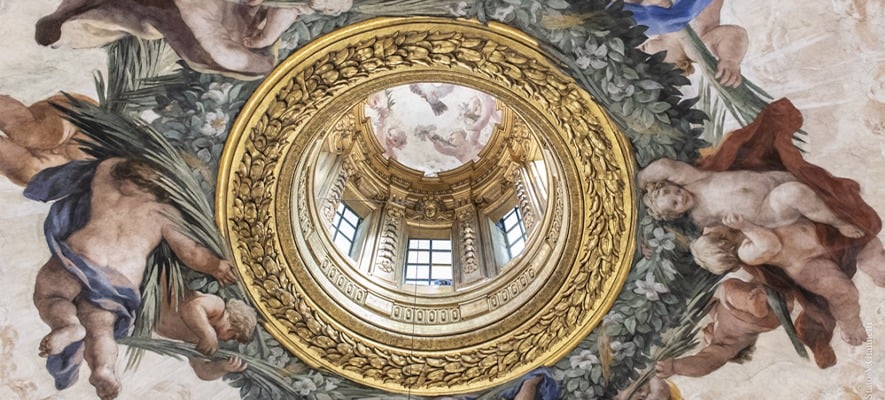 Cupola restaurata di Santa Maria in Vallicella Roma © Ministero dellInterno Restaurata a Roma la cupola della Chiesa Nuova con gli affreschi di Pietro da Cortona