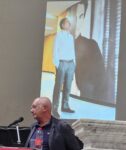 Davide Ferrario all’incontro Italo Calvino e le città, Genova, Palazzo Ducale. Photo Linda Kaiser